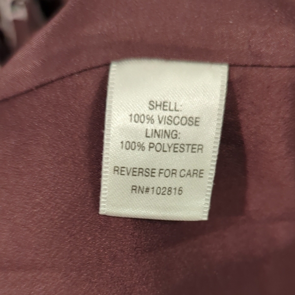 Garnet Hill Dress 3/4 Sleeve‎ size 6 Burgandy Paisley Print - Picture 5 of 12